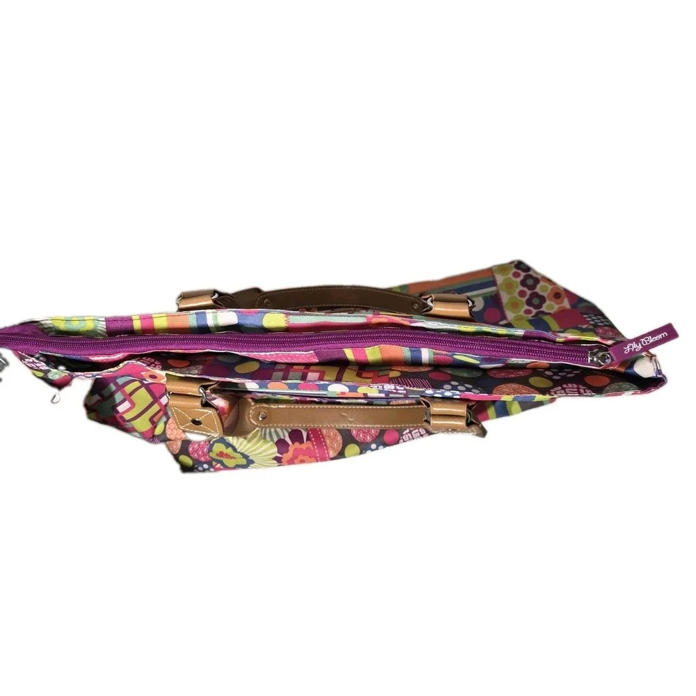Lily Bloom Floral Multicolor Women's Tote Bag NNT